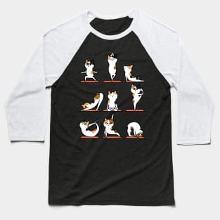 Japanese Bobtail Yoga Baseball T-Shirt
